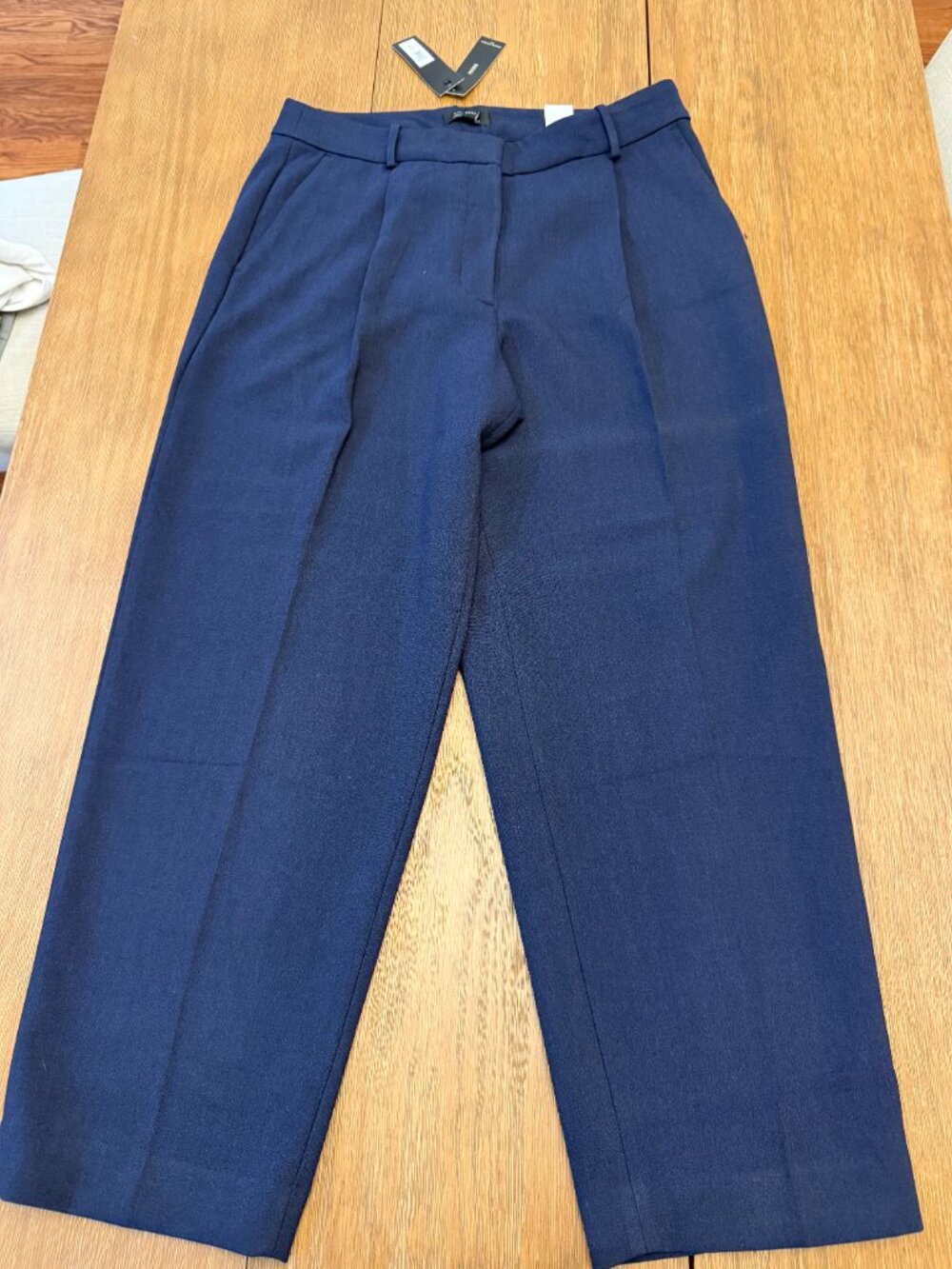 Banana Republic Double-Weave High-Rise Straight Pants 14P NWT